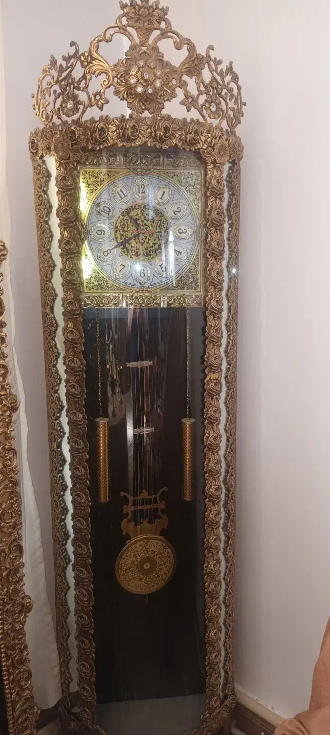 ساعت زمینی برنز اصل شیک و به روز|ساعت دیواری و تزئینی|ساوه, |دیوار