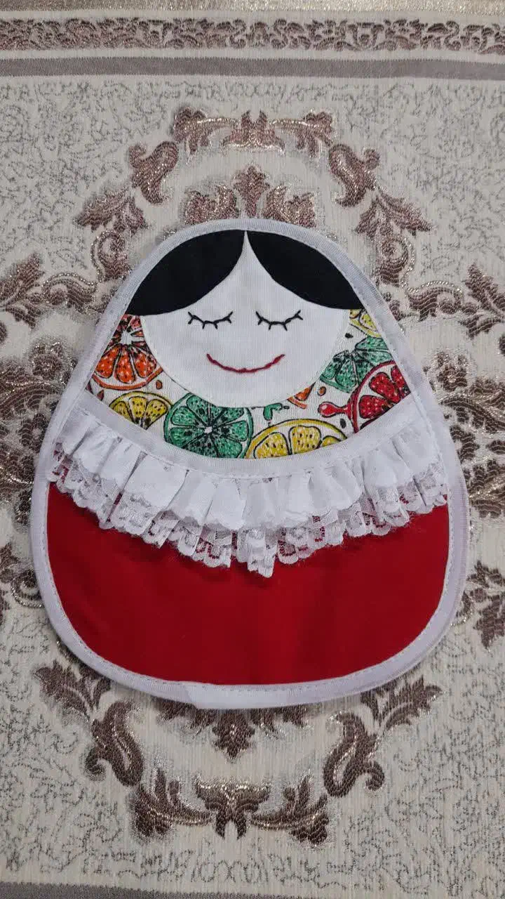 دستگیره طرح ماتروشکا|سفره، حوله، دستمال آشپزخانه|بسطام, |دیوار