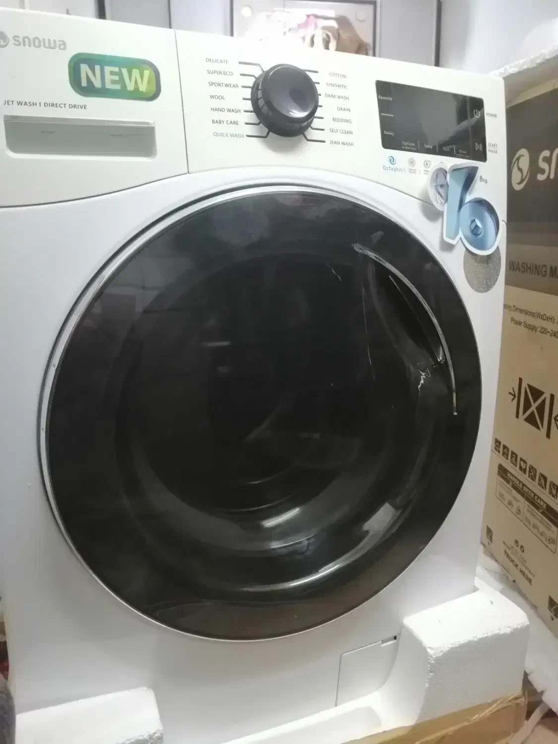 لباسشویی 8کیلو اسنوا|ماشین لباسشویی و خشک‌کن لباس|هندیجان, |دیوار