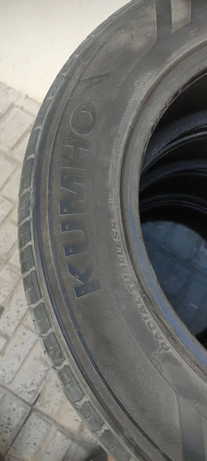 چهار حلقه لاستیک کومهو 205 رینگ 15 کارکرده|قطعات یدکی و لوازم جانبی|شیروان (خراسان), |دیوار