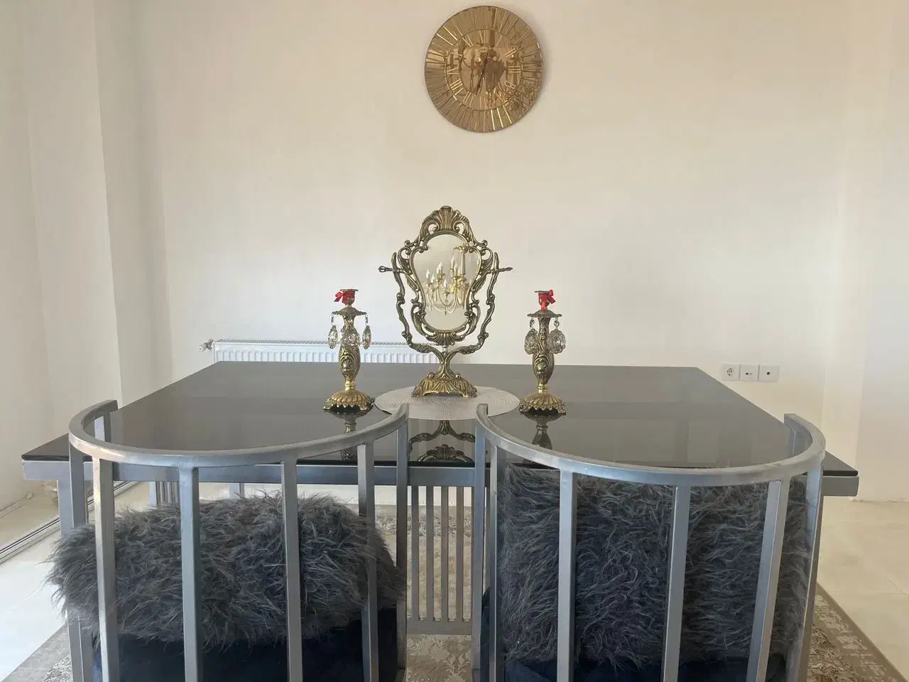 میز غذاخوری مدل شاه نشین ۴ نفره|میز و صندلی غذاخوری|سهند, |دیوار