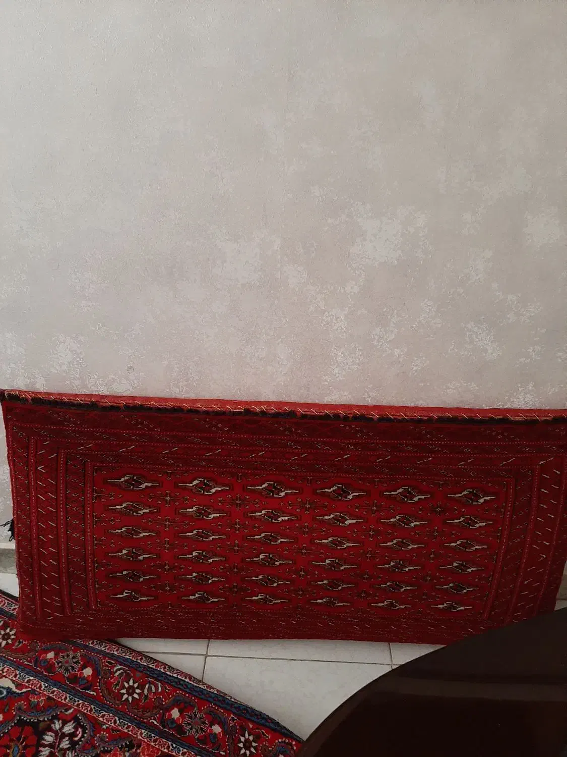 پشتی دستبافت ترکمن|پشتی|همدان, |دیوار