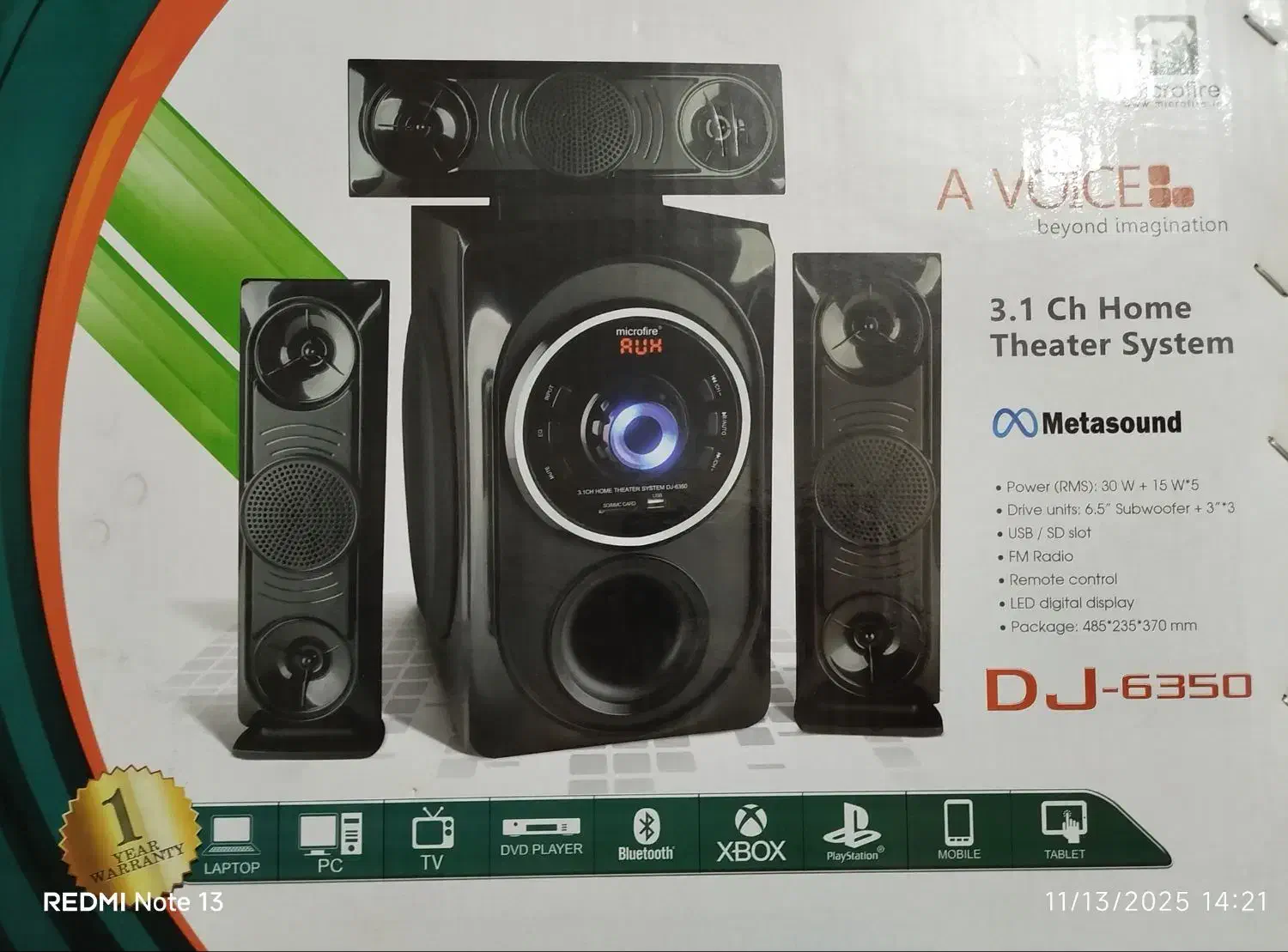 اسپیکر بلوتوثی|سیستم صوتی خانگی|کرج, مهرویلا جنوبی|دیوار