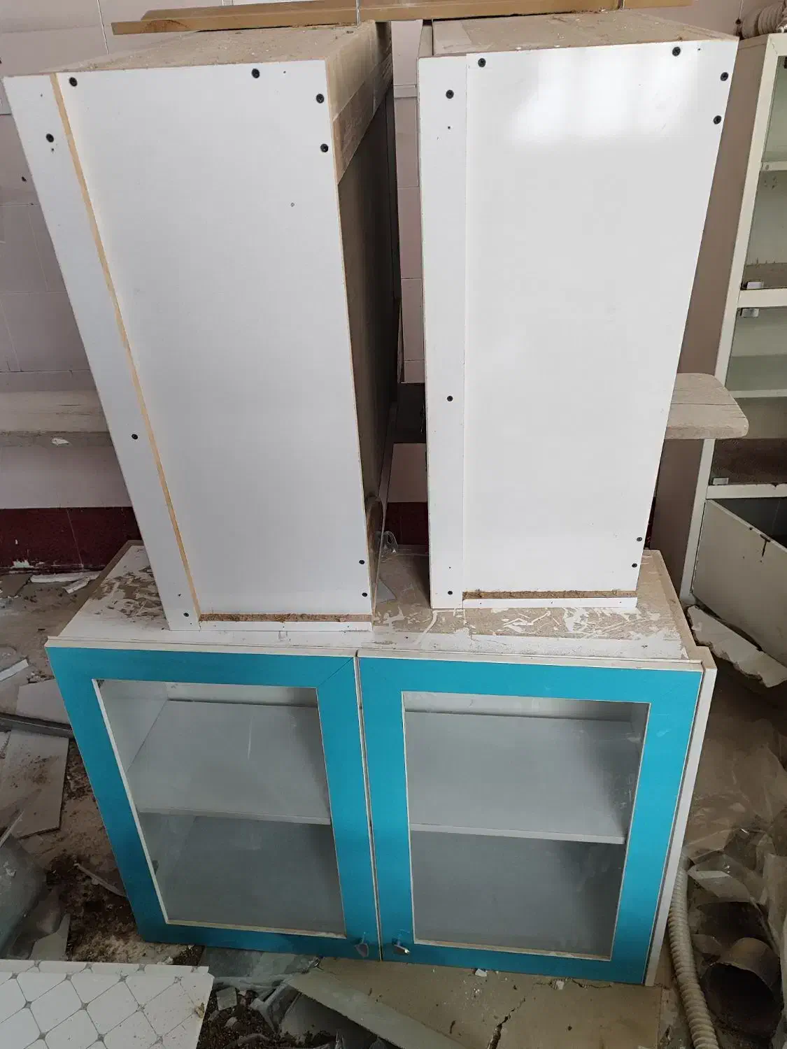 کابینت ویترینی ام دی اف|مصالح و تجهیزات ساختمان|خرمشهر, |دیوار