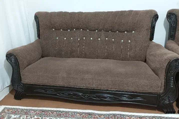 مبل ۳نفره کار کرده|مبلمان خانگی و میز عسلی|سرپل ذهاب, |دیوار