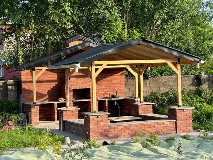 ساخت آلاچیق|مصالح و تجهیزات ساختمان|لاهیجان, قیام|دیوار