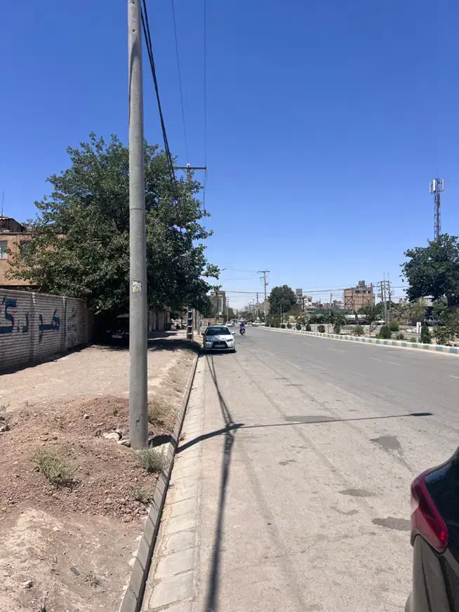 معاوضه زمین میدان جهاد چسبیده به حاشیه بلوار بعثت|فروش زمین و ملک کلنگی|نیشابور, مدرس|دیوار