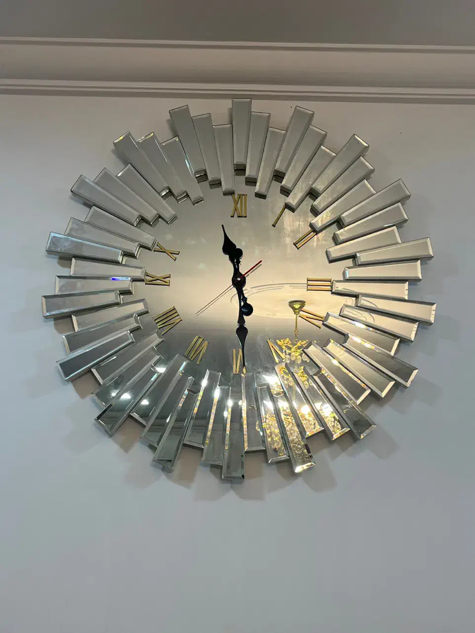 ساعت دیواری آینه|ساعت دیواری و تزئینی|قائمشهر, |دیوار