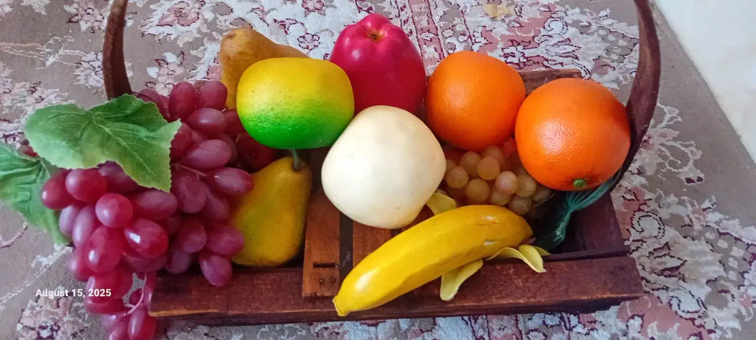 سبدومیوه مصنوعی میوه های مصنوعی تزئینی|صنایع دستی و سایر لوازم تزئینی|کرج, آق تپه|دیوار