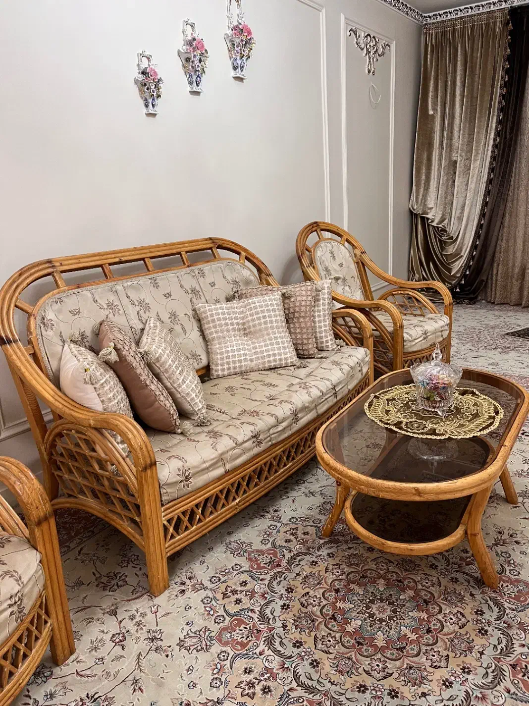 مبل ۷نفره چوپ روس|مبلمان خانگی و میز عسلی|ری, شهرری|دیوار