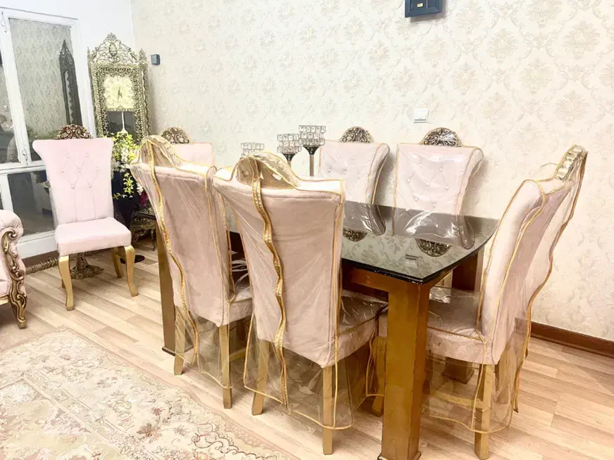 مبلمان سلطنتی ۹ نفره و میز ناهار خوری|مبلمان خانگی و میز عسلی|تهران, ولنجک|دیوار