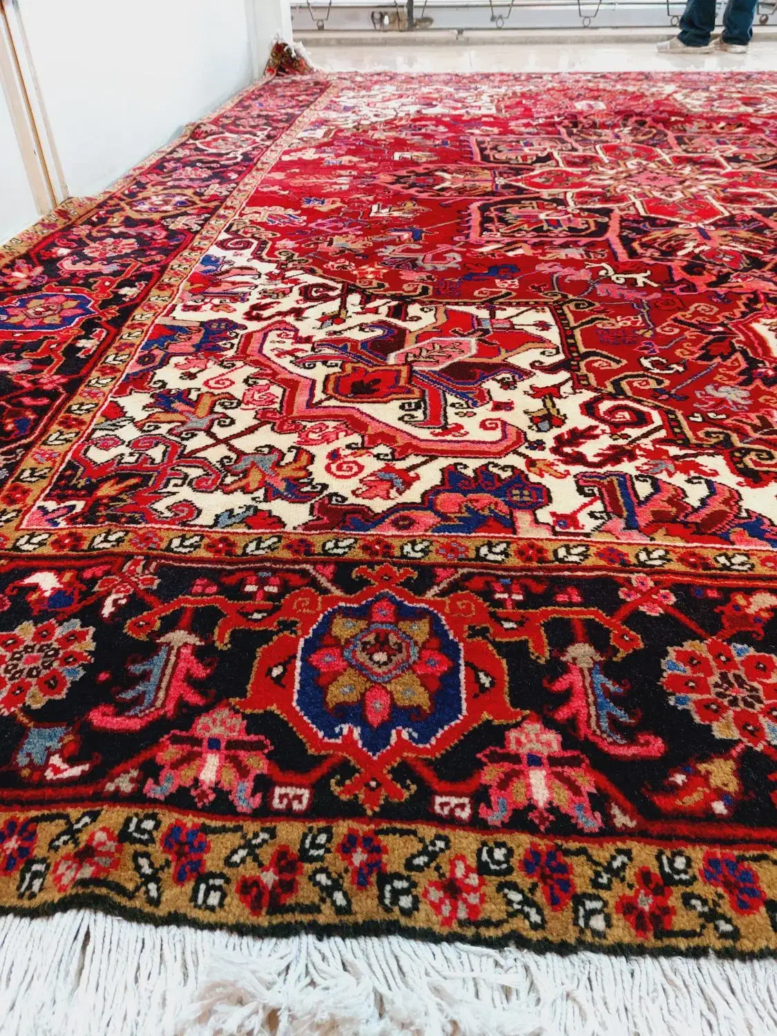 فرش ۹متری هریس رنگ گیاهی ،گوشتدار وعالی|فرش|تهران, بازار|دیوار