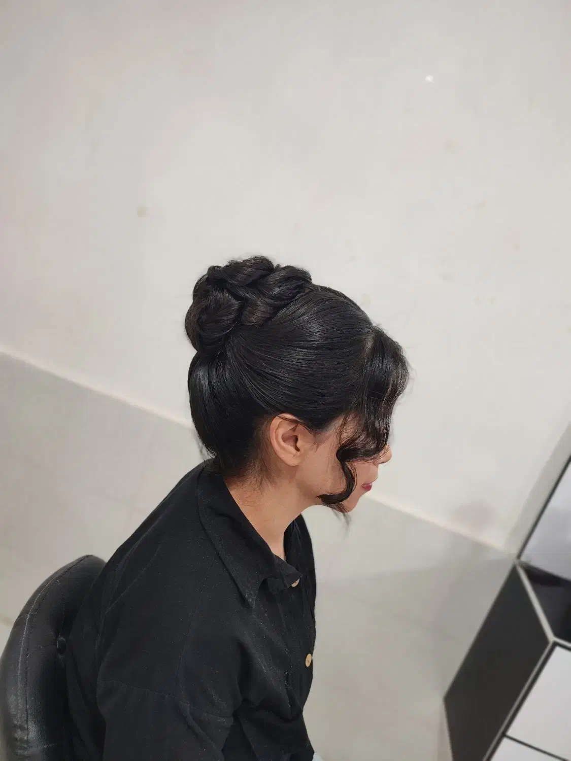 شنیون  بافت موخوره گیری|خدمات آرایشگری و زیبایی|خرم‌آباد, |دیوار