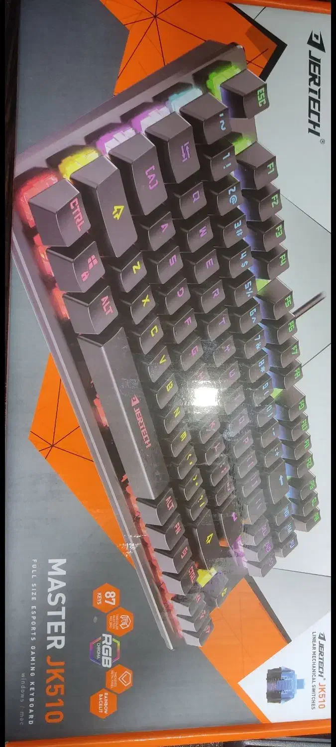 کیبورد مکانیکال سوییچ آبی|قطعات و لوازم جانبی رایانه|اردبیل, |دیوار