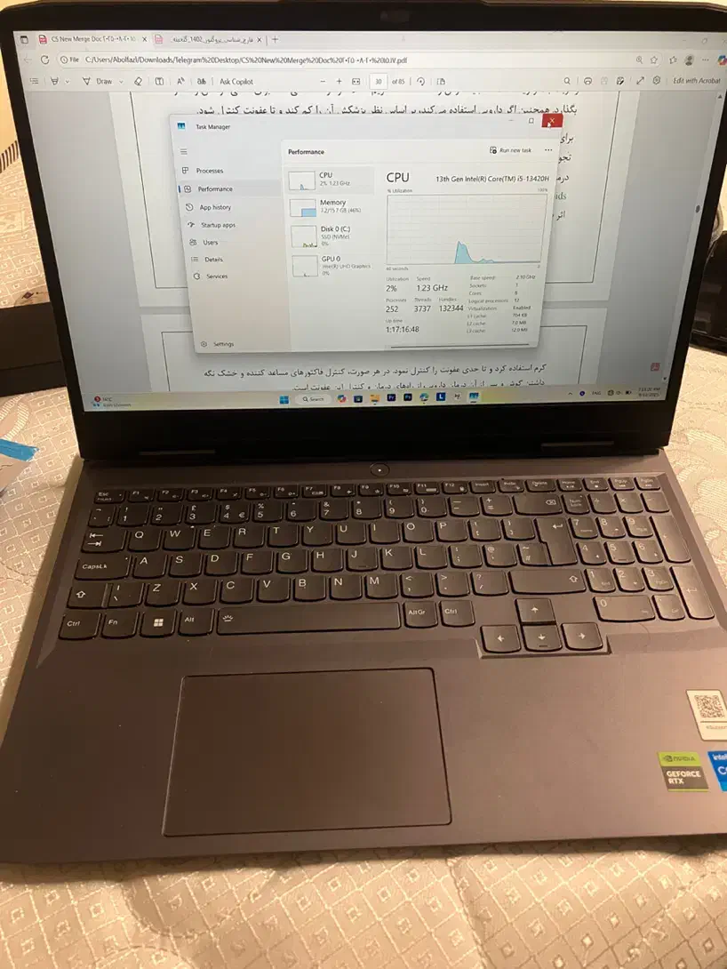 Lenovo loq 2023 rtx4050|رایانه همراه|نیشابور, شهرک فرهنگیان|دیوار