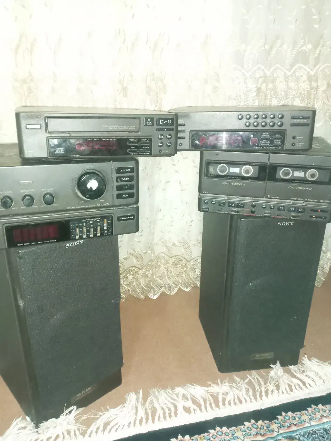 مینی آمپلیفایر صوتی تصویری سونی (۶تیکه اصل)|سیستم صوتی خانگی|پرند, فاز ۵|دیوار