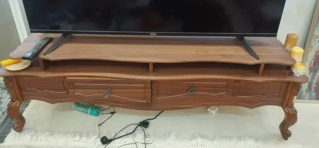 میز چوبی|میز تلویزیون|زارچ, |دیوار