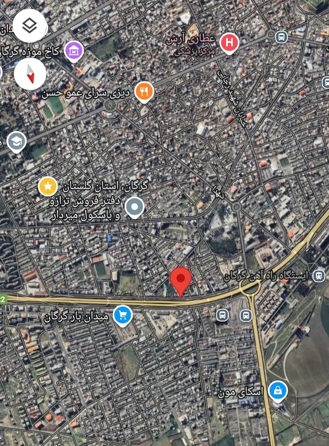 ملک تجاری ۶۰متری بزرگراه کلانتری گرگان قابل معاوضه|فروش مغازه و غرفه|گرگان, |دیوار