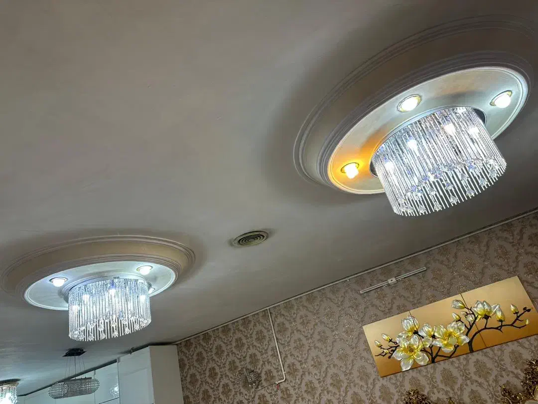 لوستر کنترلی ۳عدد|لوستر و چراغ آویز|خرمآباد, |دیوار