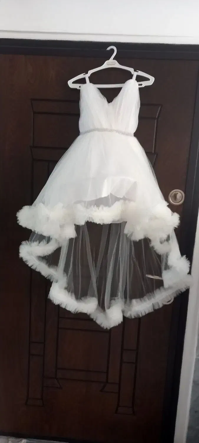 لباس مجلسی دخترانه سایز ۳۴ کلا یه بارپوشیده شده|لباس|مشکین‌دشت, |دیوار