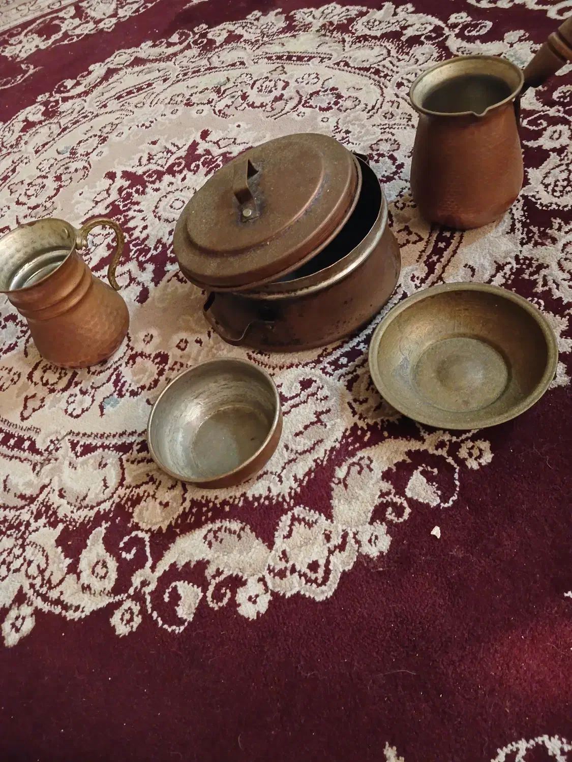 تعدادی ظروف مسی|ظروف پخت‌وپز|بوشهر, |دیوار