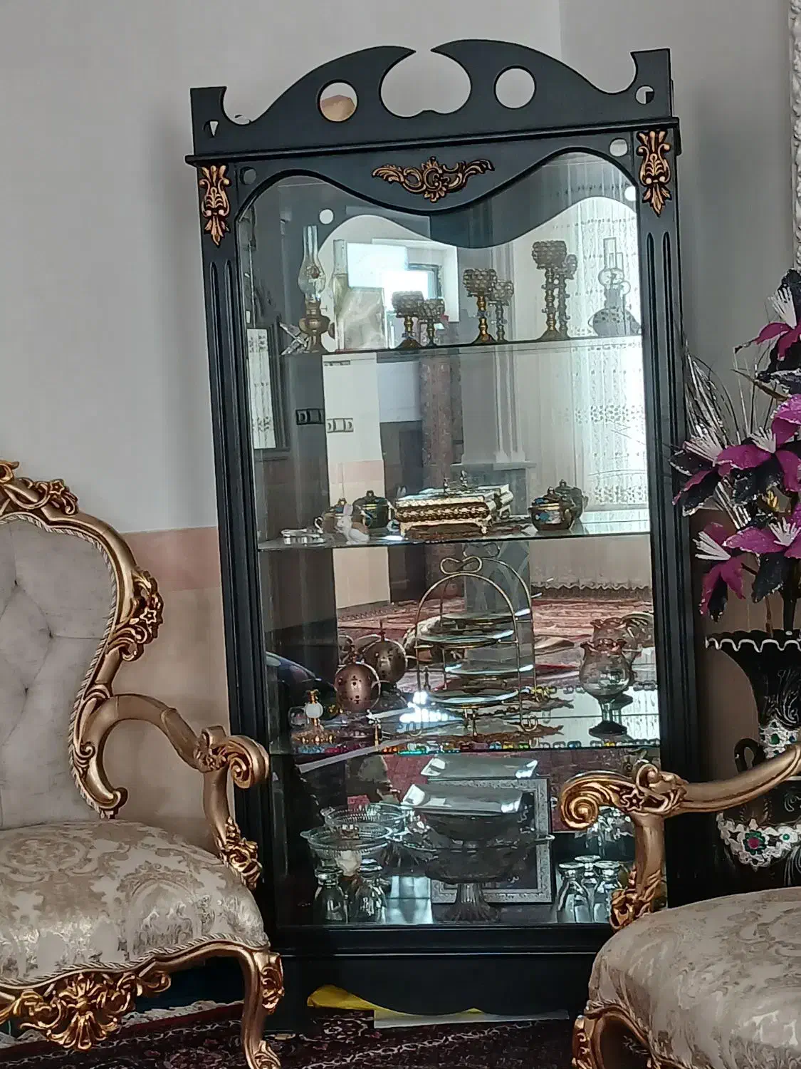 بوفه چوبی شیک|بوفه، ویترین، کنسول|مرند, |دیوار