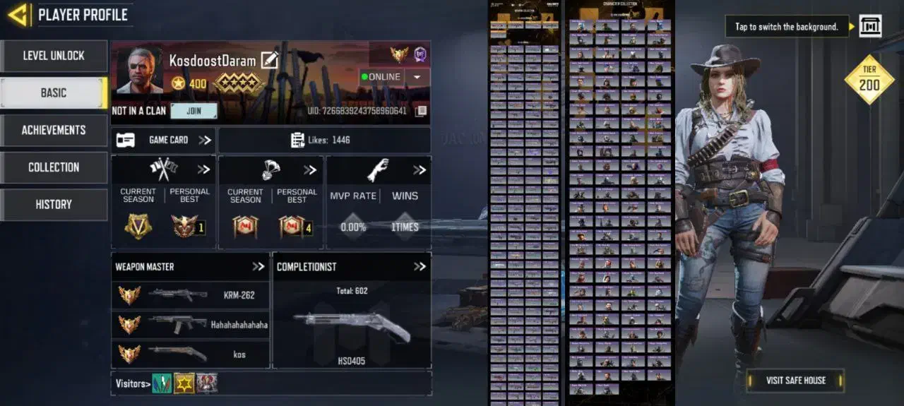 اکانت کالاف موبایل|کنسول، بازی ویدئویی و آنلاین|کرج, حاجی آباد|دیوار