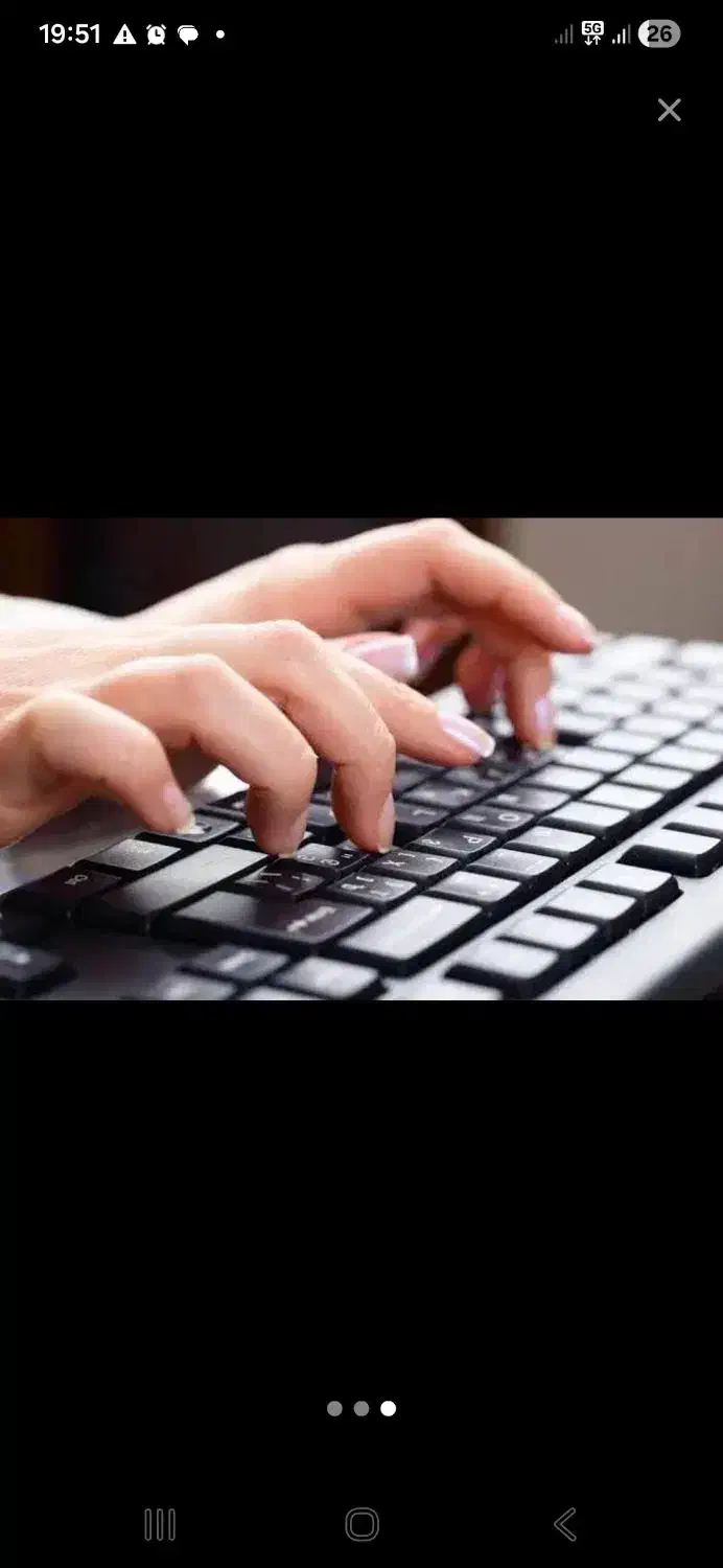 تایپ.ورد.اکسل.پاورپویت.ویرایش سایت|خدمات رایانه‌ای و موبایل|دزفول, |دیوار