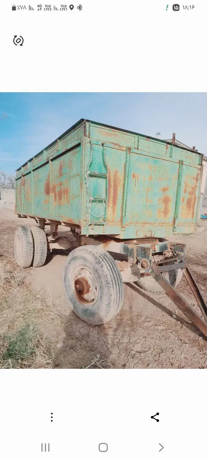 تریلی ۶چرخ|ماشین‌آلات صنعتی|گلبهار, بیزکی|دیوار