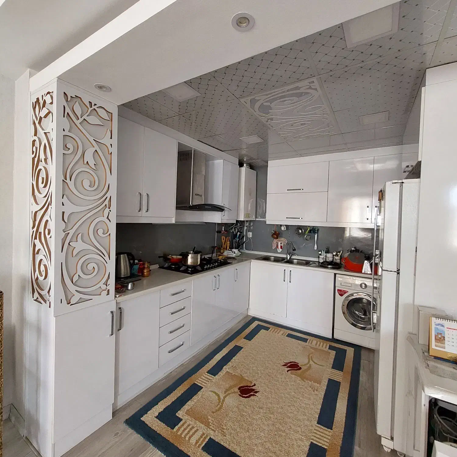 کابینت سفید ام دی اف|مصالح و تجهیزات ساختمان|شاهینشهر, حافظ شمالی|دیوار