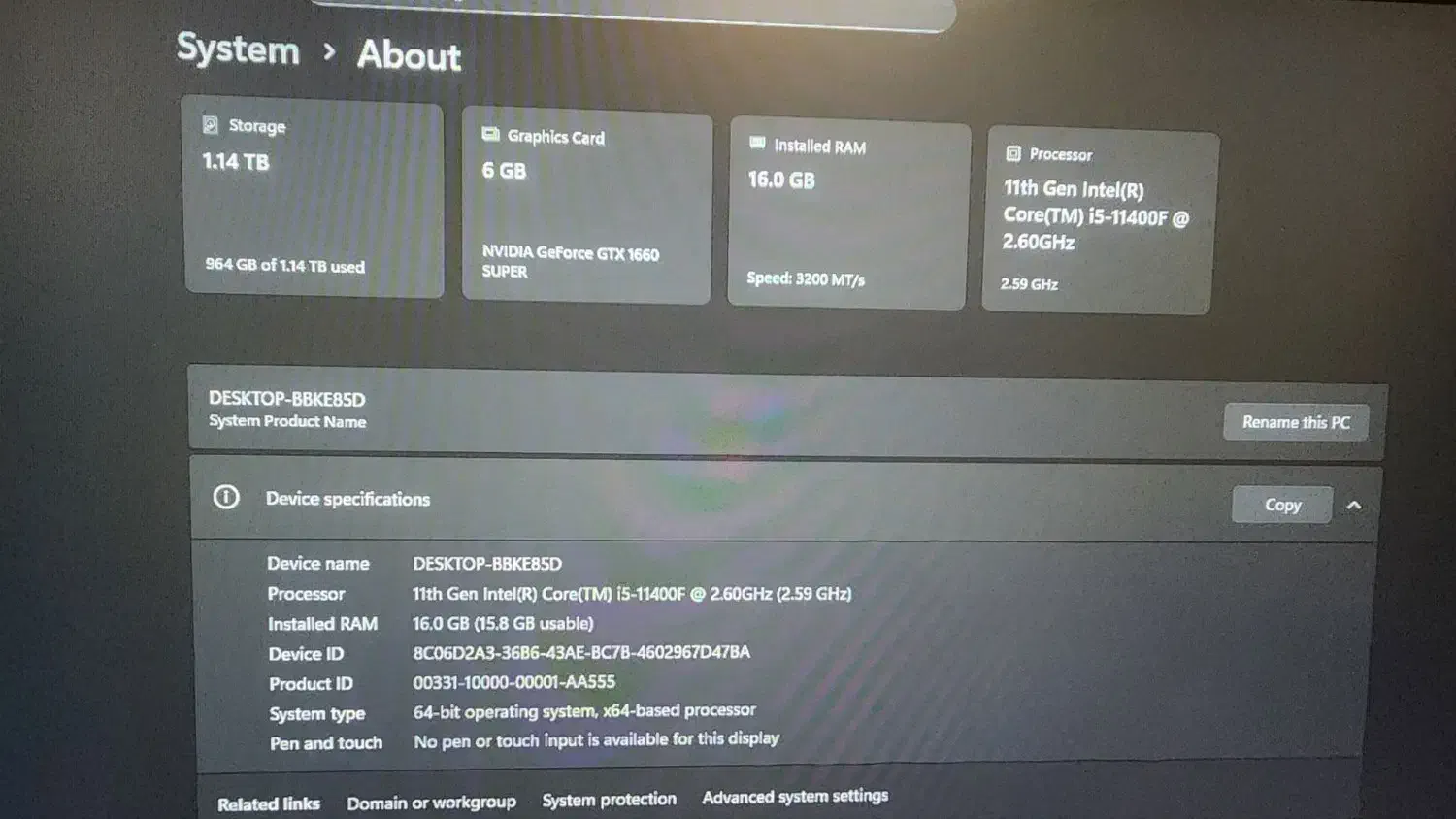 فروش کیس گیمینگ و رندرینگ i5 + 1660Super|رایانه رومیزی|تبریز, |دیوار