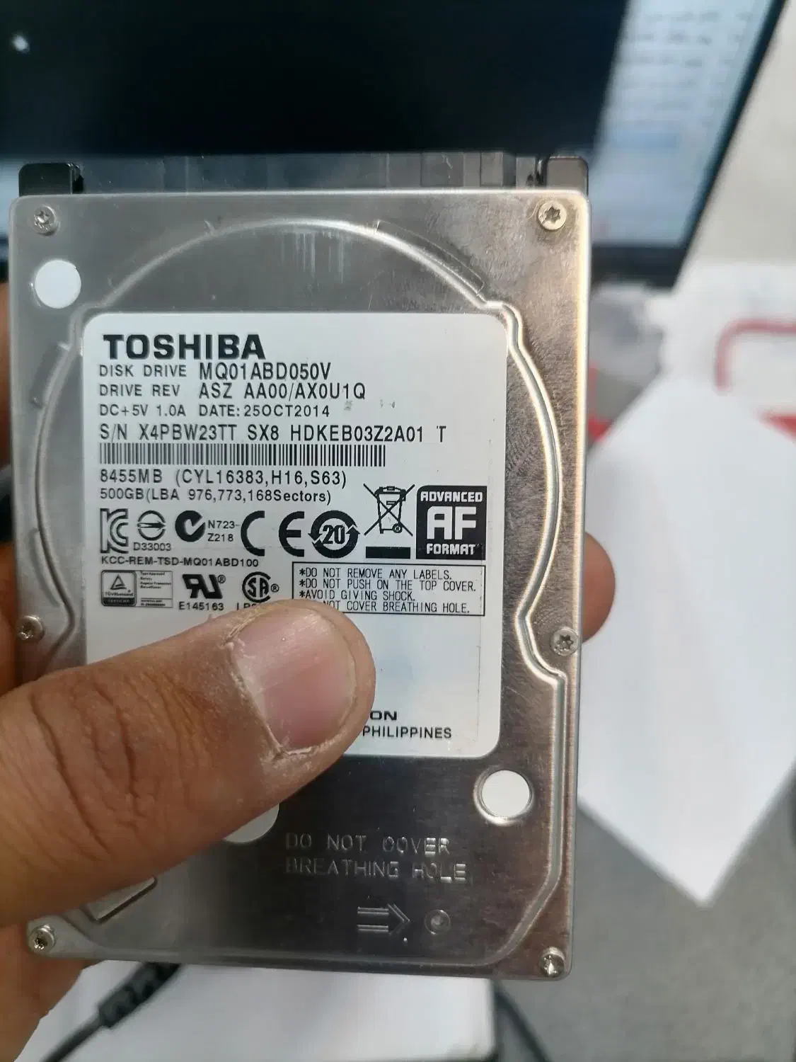 هارد استوک ۵۰۰ گیگ لپتابی|قطعات و لوازم جانبی رایانه|کرمان, |دیوار