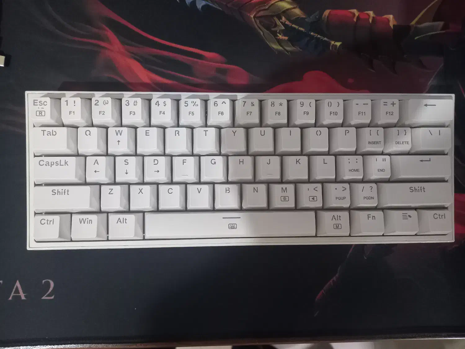 کیبورد ردراگون k617w red|قطعات و لوازم جانبی رایانه|کرج, فاز ۴ مهرشهر|دیوار