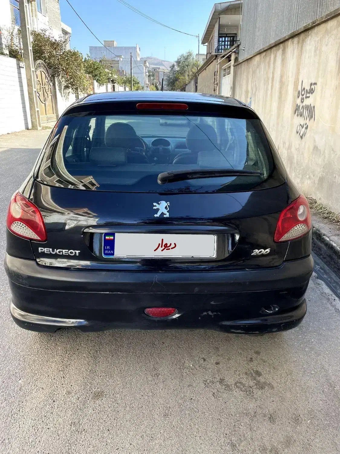 206هاچبک مدل۸۹ درجه یک|خودرو سواری و وانت|مینودشت, |دیوار