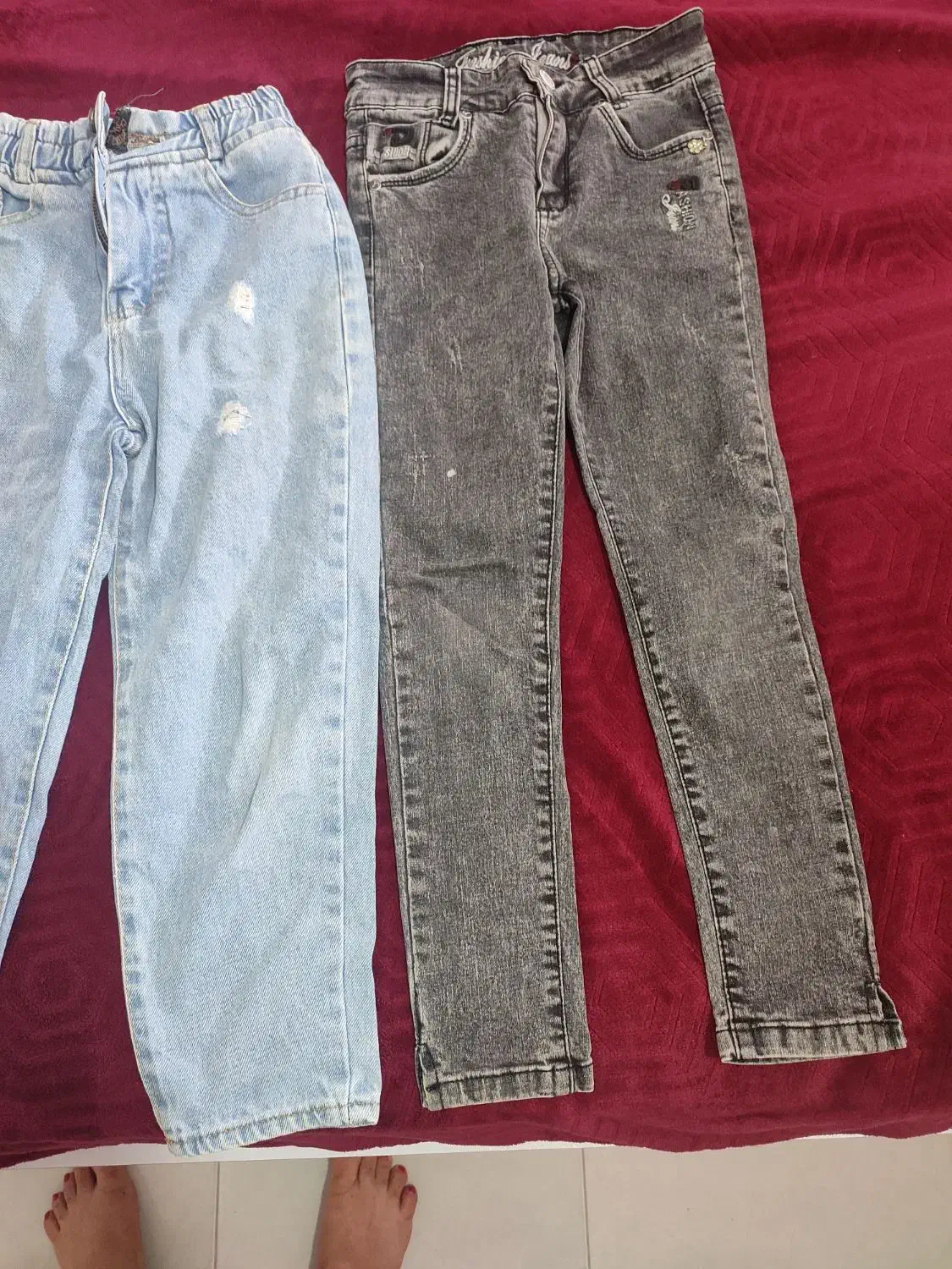 شلوار جین اسپرت|کفش و لباس بچه|ساری, |دیوار