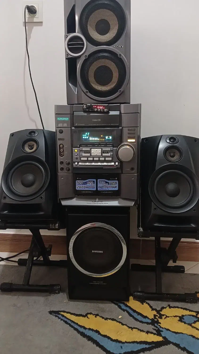 ضبط سونی|سیستم صوتی خانگی|ساری, |دیوار