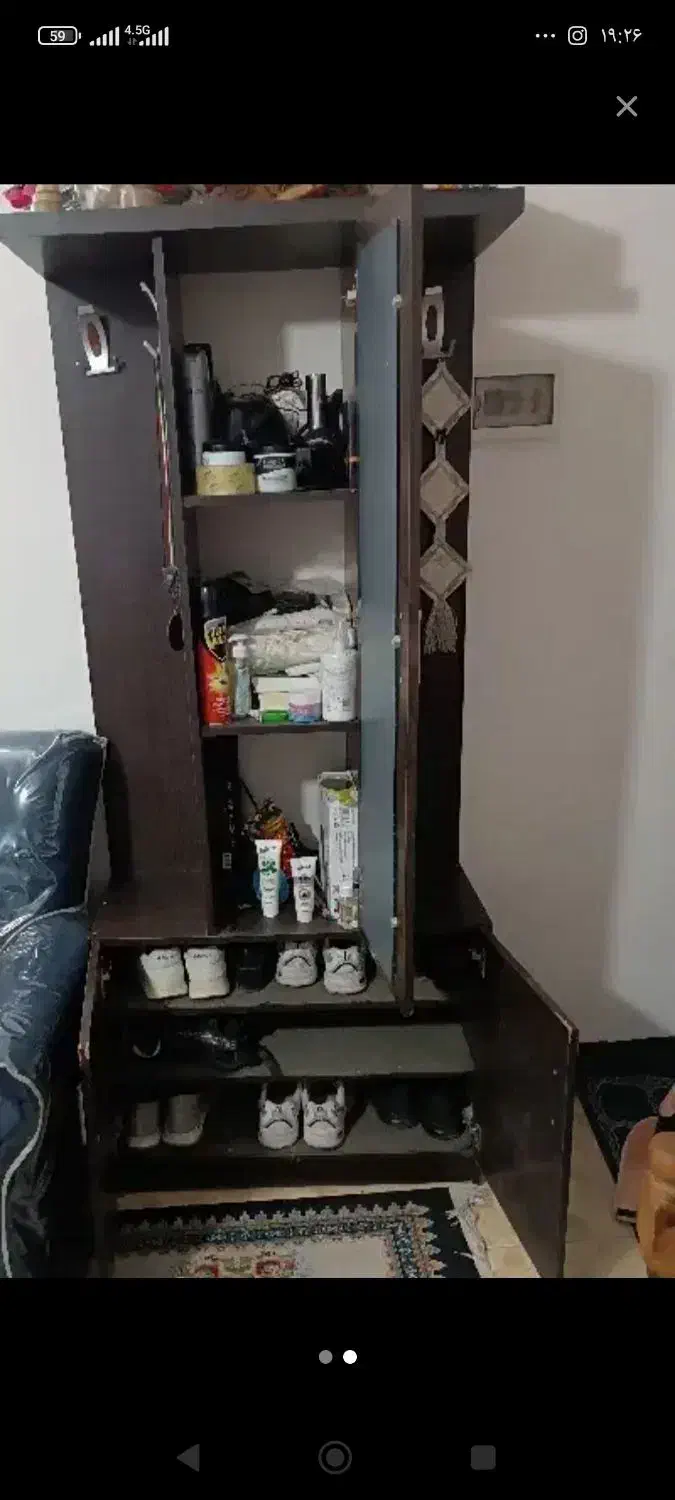 جا کفشی جا دار و سالم|جاکفشی، کمد، دراور|پاکدشت, پاکدشت (مامازند)|دیوار