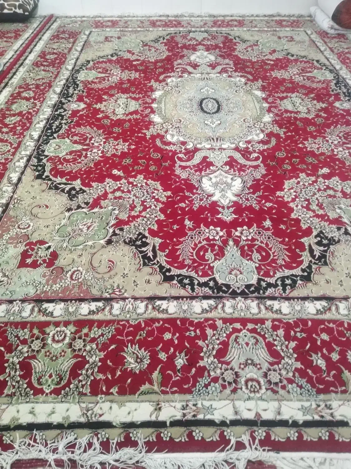 قالی 12 متری|فرش|شیراز, کوشک میدان|دیوار