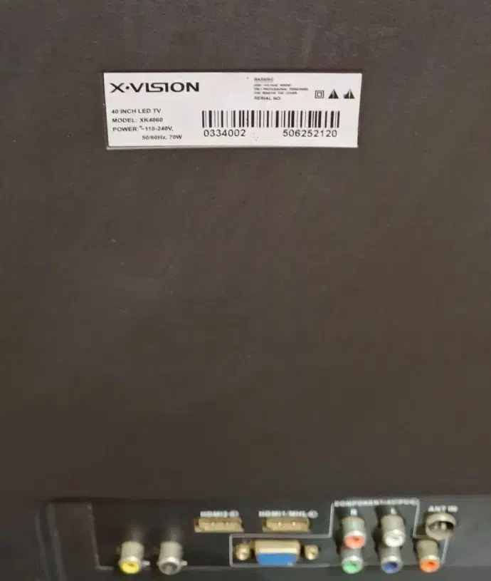 تلویزیون ایکس ویژن|تلویزیون و پروژکتور|بندر انزلی, مسکن مهر|دیوار