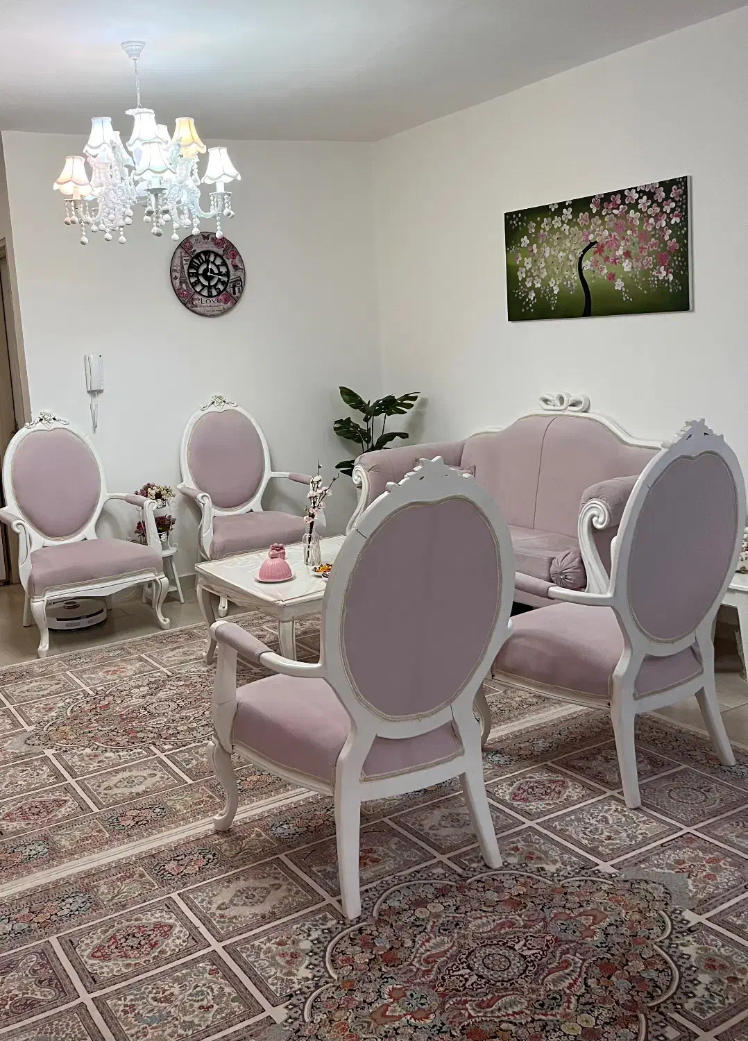 مبل ۷نفره و میزنهار خوری ۶نفره|مبلمان خانگی و میز عسلی|محمدیه-قزوین, |دیوار