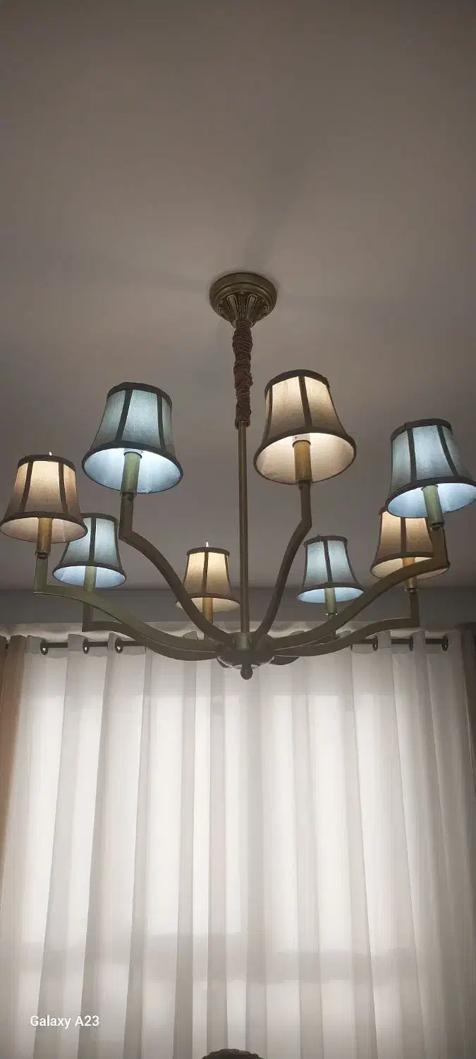 دو عدد لوستر هشت شاخه|لوستر و چراغ آویز|ری, شهرری|دیوار