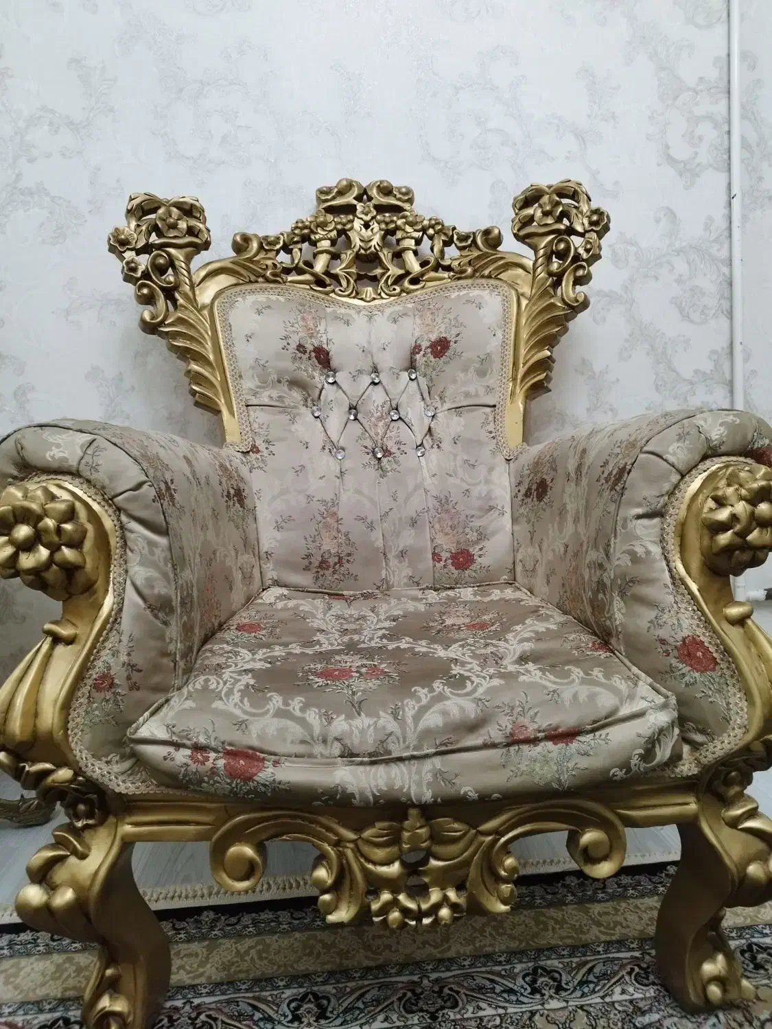 مبل ۹نفره سلطنتی|مبلمان خانگی و میز عسلی|شوط, |دیوار