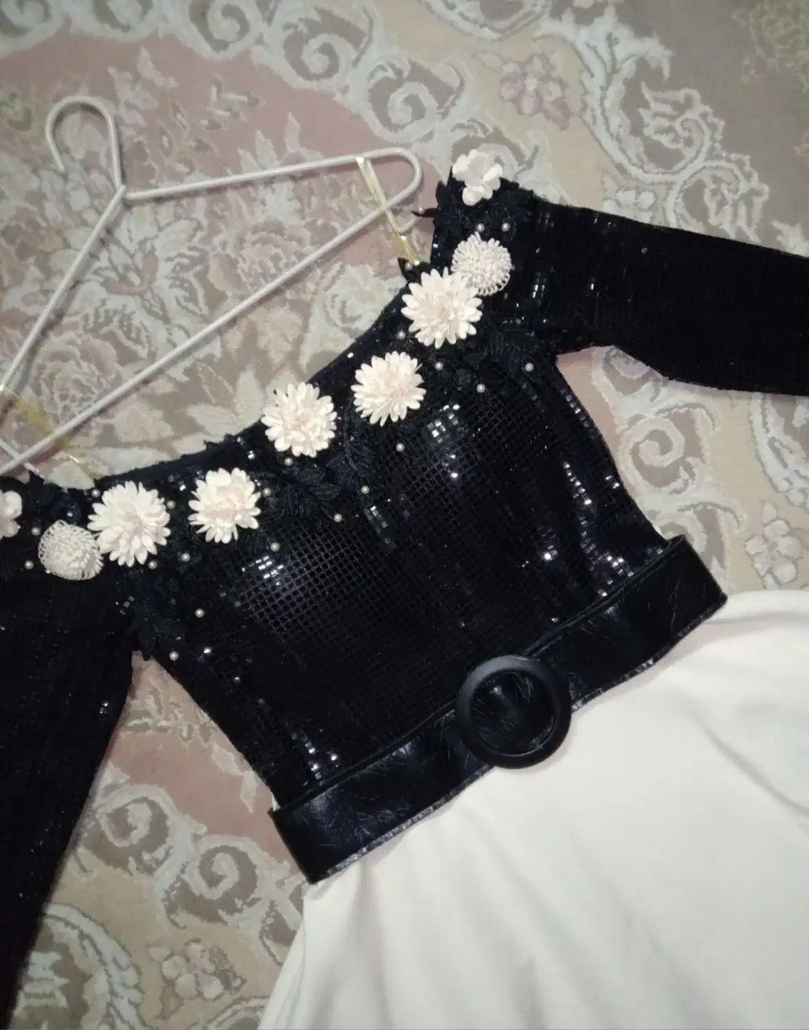 پیراهن مجلسی عروسکی یقه قایقی سایز ۱|لباس|کرج, حصار سرجوب|دیوار