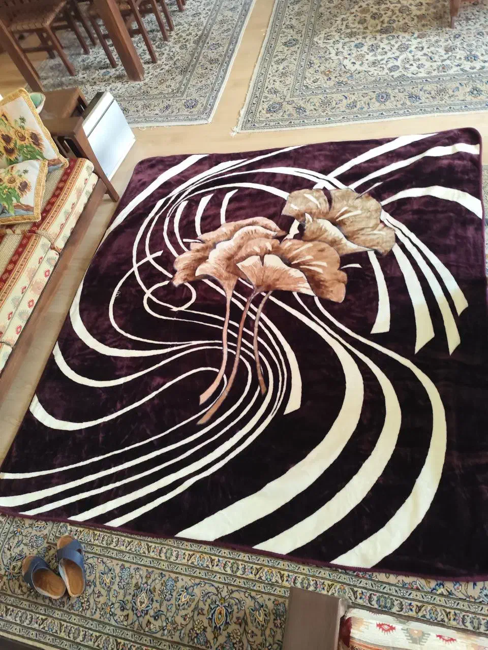 پتو دو نفره گلبافت نو|رختخواب، بالش، پتو|تهران, شهرک غزالی|دیوار