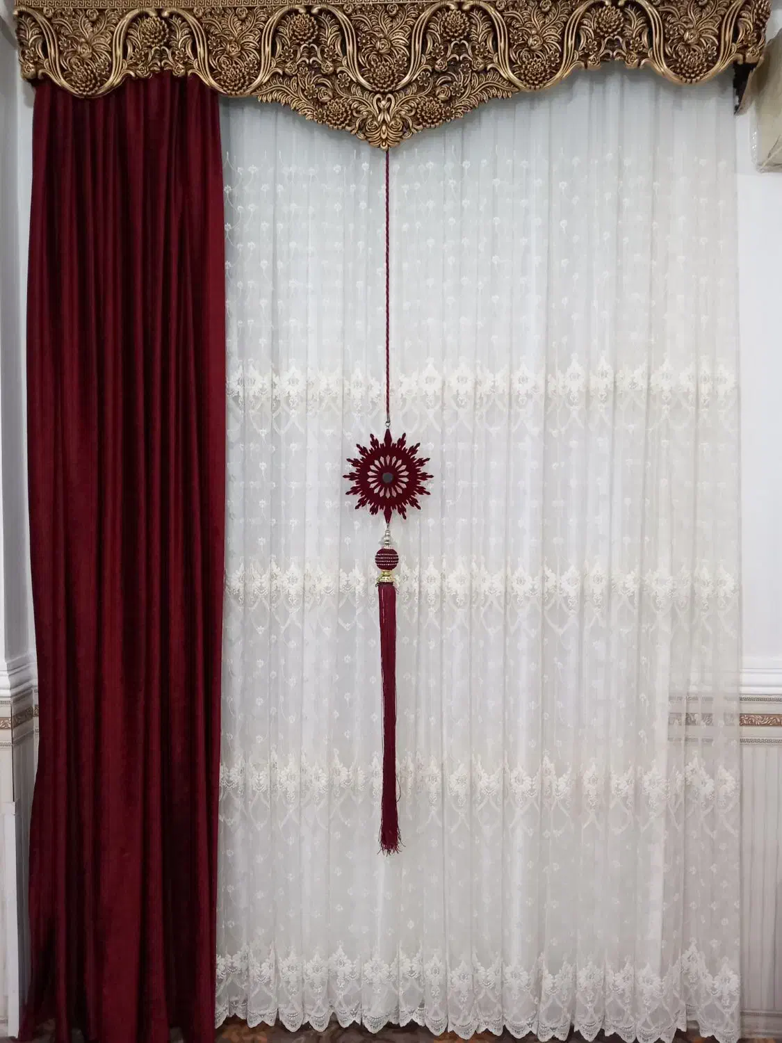 پرده حریر نو|پرده، رانر، رومیزی|نگین شهر, |دیوار