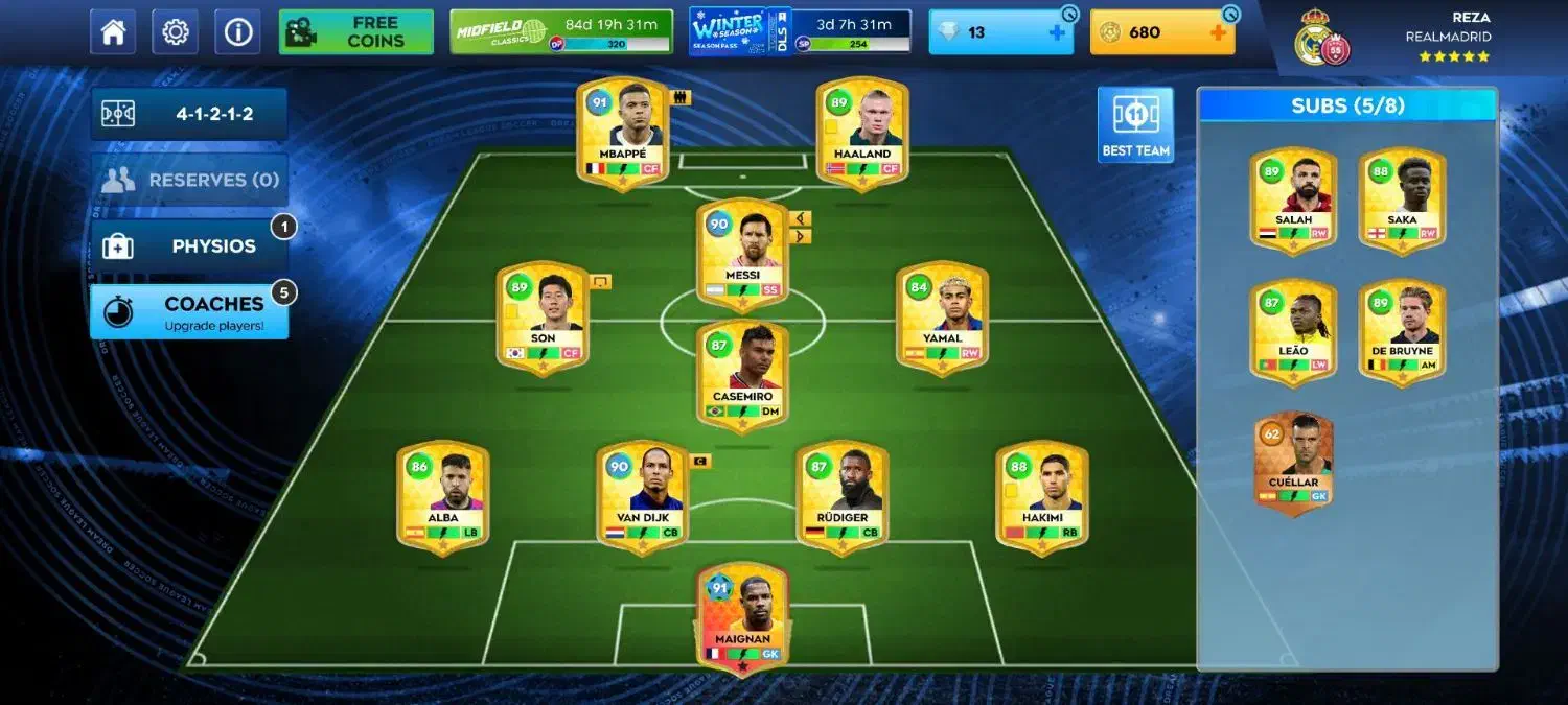 اکانت مهندسی شده دریم لیگ|کنسول، بازی ویدئویی و آنلاین|ساوه, |دیوار