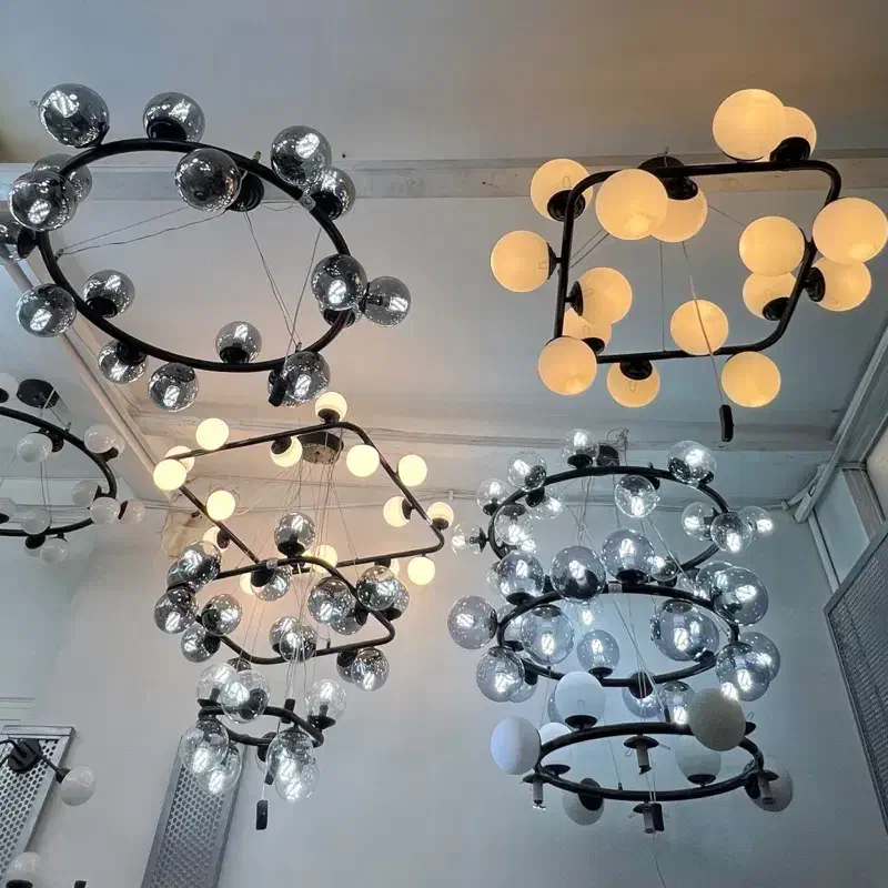 تولید فروش تک،عمده لوستر اباژور مینیمال مولکولی|لوستر و چراغ آویز|کرج, گوهردشت|دیوار