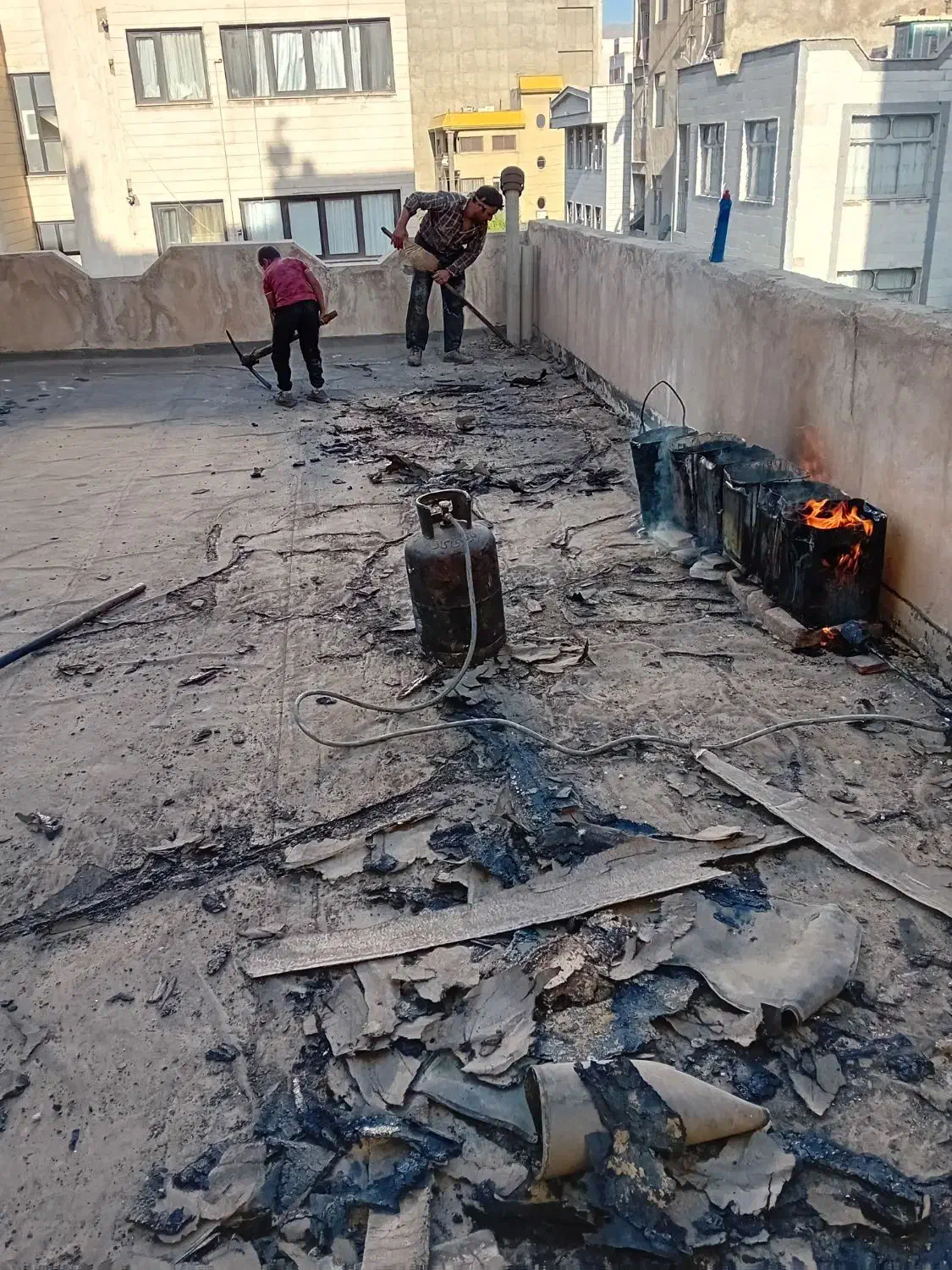 ایزوگام قیرگونی واسفالت|خدمات پیشه و مهارت|اهر, |دیوار