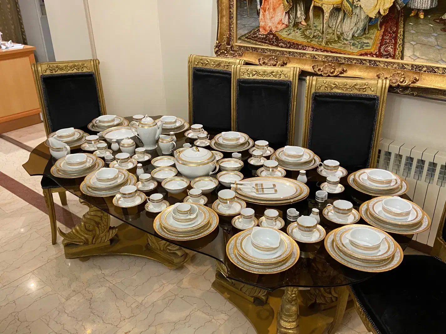 سرویس چینی اصل ژاپن مدل یاماسن|ظروف سرو و پذیرایی|تهران, سازمان آب|دیوار