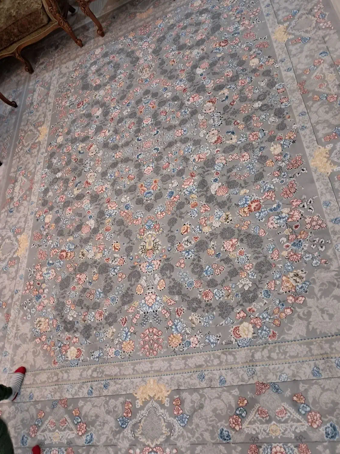 ۴ تخته فرش ۱۲۰۰ شانه ، ۹ متری|فرش|قیدار, |دیوار